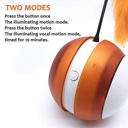 Purrfect Pet Kingdom Interactive LED Cat Toy with Feather Purrfect Pet Kingdom