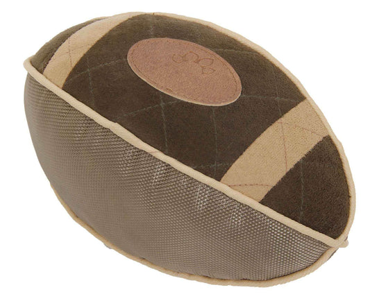 Purrfect Pet Kingdom Interactive Pet Football Toy Squeaker Olive Green Purrfect Pet Kingdom