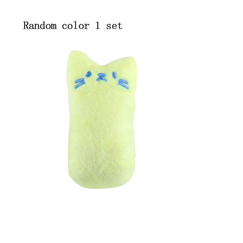 Purrfect Pet Kingdom Interactive Thumb Toy for Cats - Catnip Plush Green Purrfect Pet Kingdom