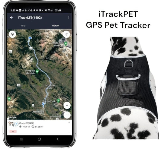 Purrfect Pet Kingdom Pet GPS Tracking Harness with iTrackPET Default Purrfect Pet Kingdom