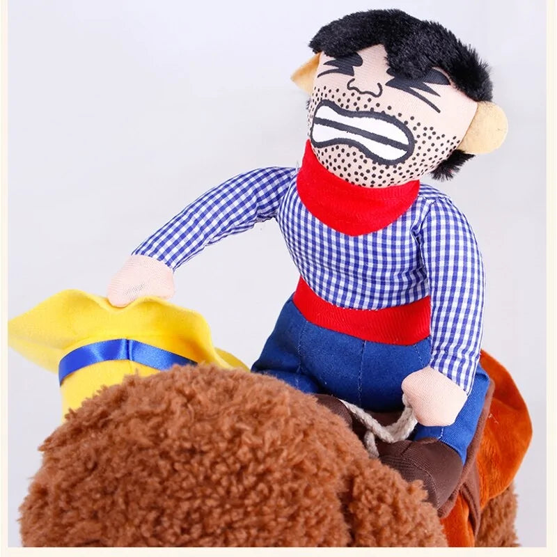 Dog Clothes Riding Horse Cowboy - Costumes - Mimarta