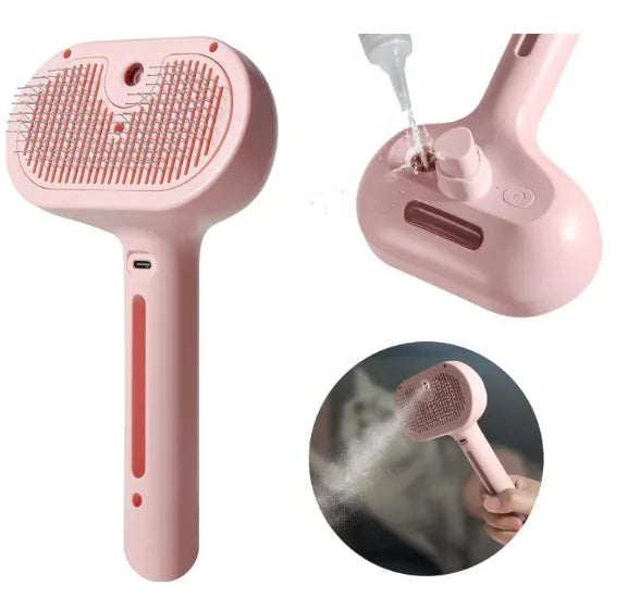 KONG Self-Cleaning Pet Grooming Brush for Dogs and Cats XL