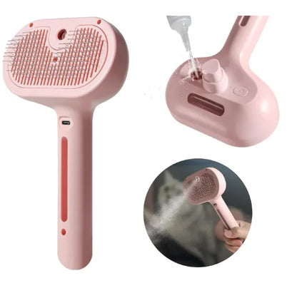 KONG Self-Cleaning Pet Grooming Brush for Dogs and Cats XL