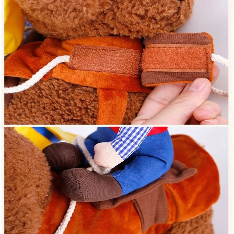 Dog Clothes Riding Horse Cowboy - Costumes - Mimarta