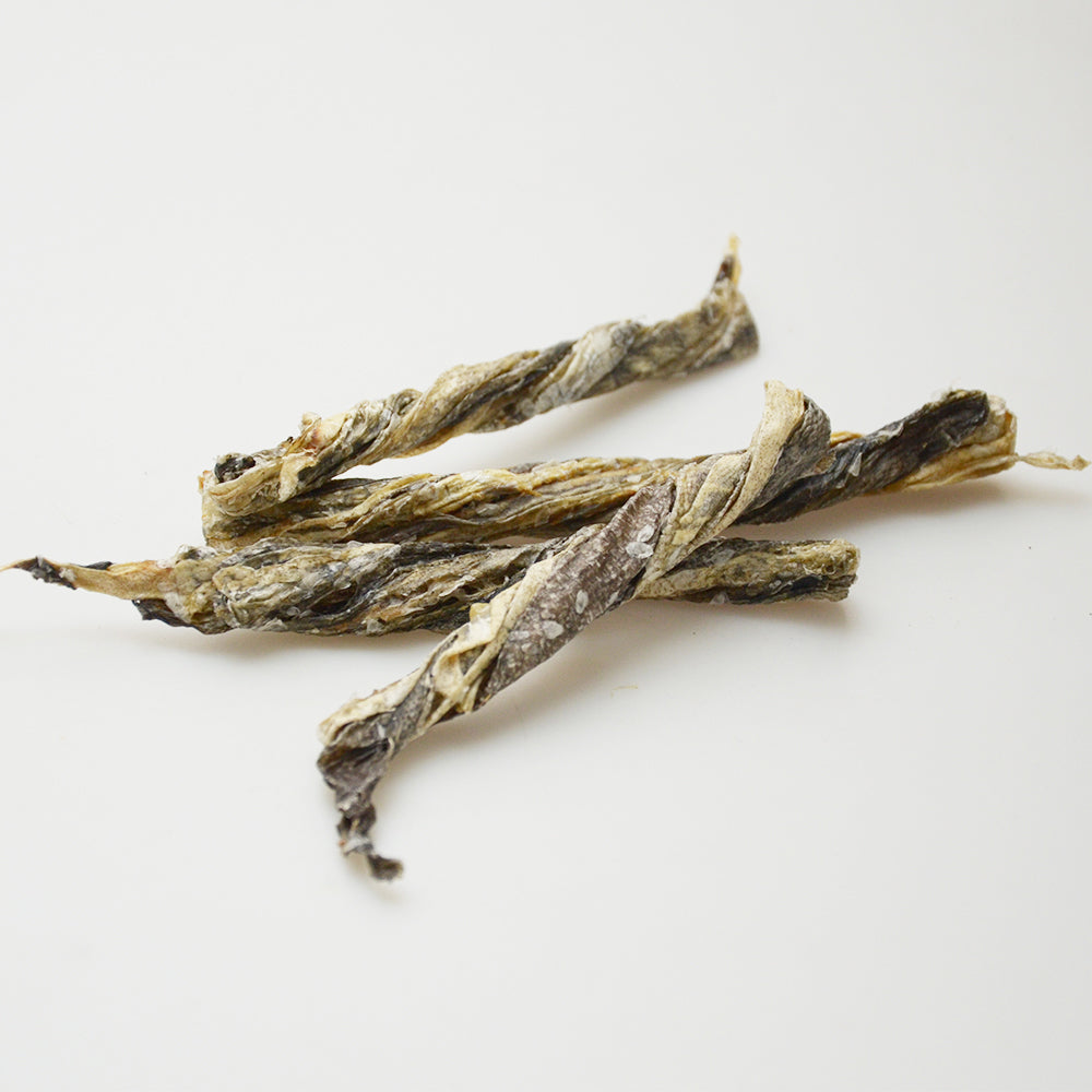 Jack PetPals codfish treats 6oz in natural dried form, perfect for rewarding your dog