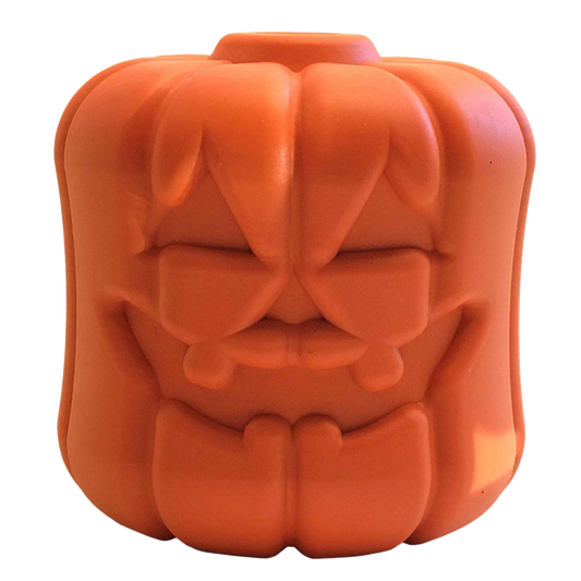 Jack O' Lantern eDispener Durable Rubber Chew Toy & Treat Dispenser