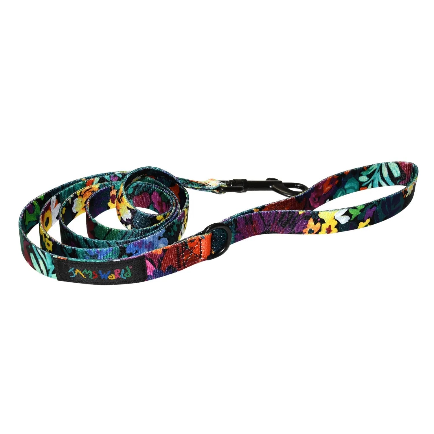 jamsworld.com - Pet Leash - Fiore Black - Pet Accessories