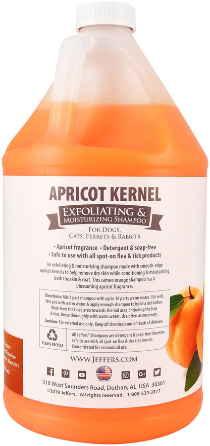 Apricot Kernel Pet Shampoo for Radiant and Healthy Coats
