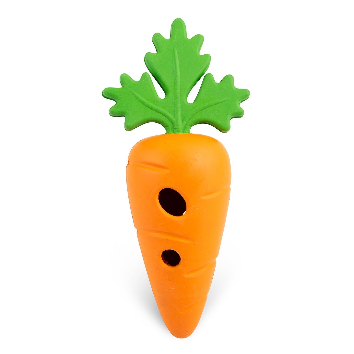 Jeffers Baby Carrot Natural Rubber Treat Dispensing Dog Dental