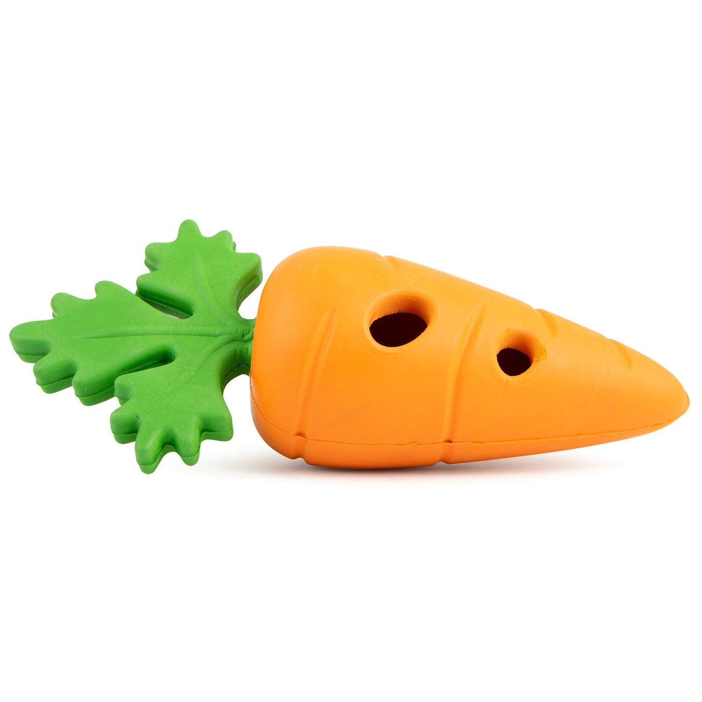 Jeffers Baby Carrot Natural Rubber Treat Dispensing Dog Dental