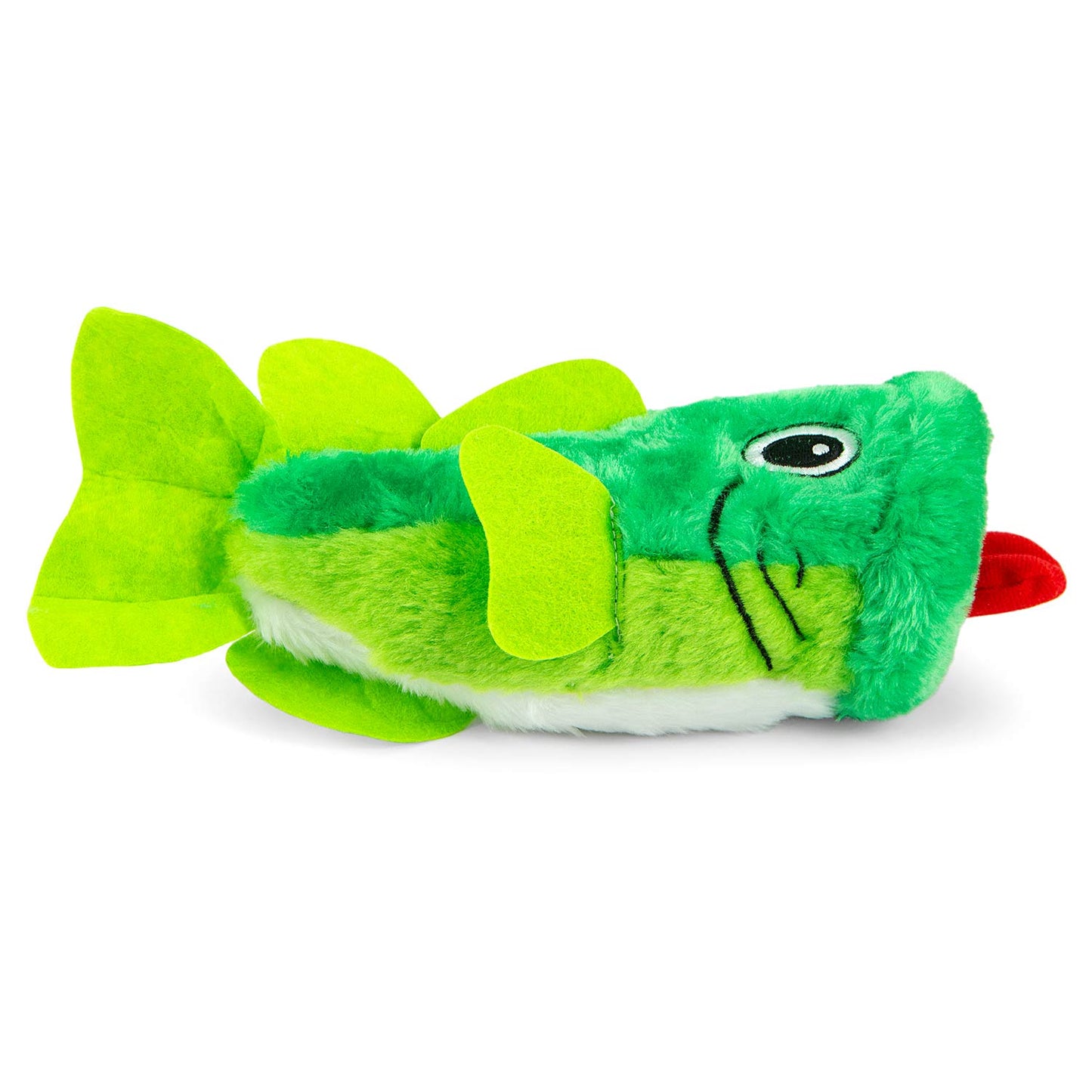 Jeffers Big Mouth Bass Plush Squeaker toy | Purrfect Pet