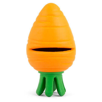 Purrfect Pet Kingdom Jeffers Carrot Natural Rubber Treat Dispensing Dental Dog Ch (Multi, Medium, 2) - Premium Dog Toys