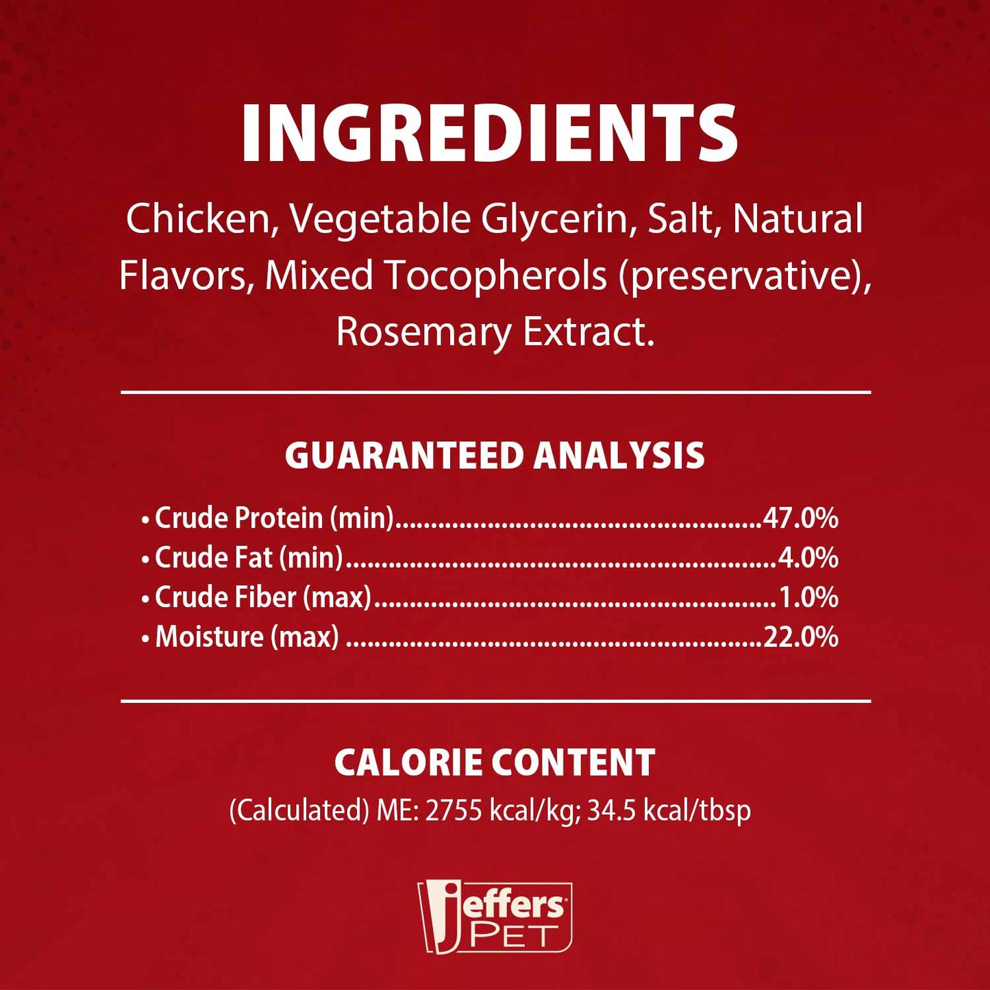 Premium Grain-Free Chicken Jerky Treats for Active Dogs 24oz