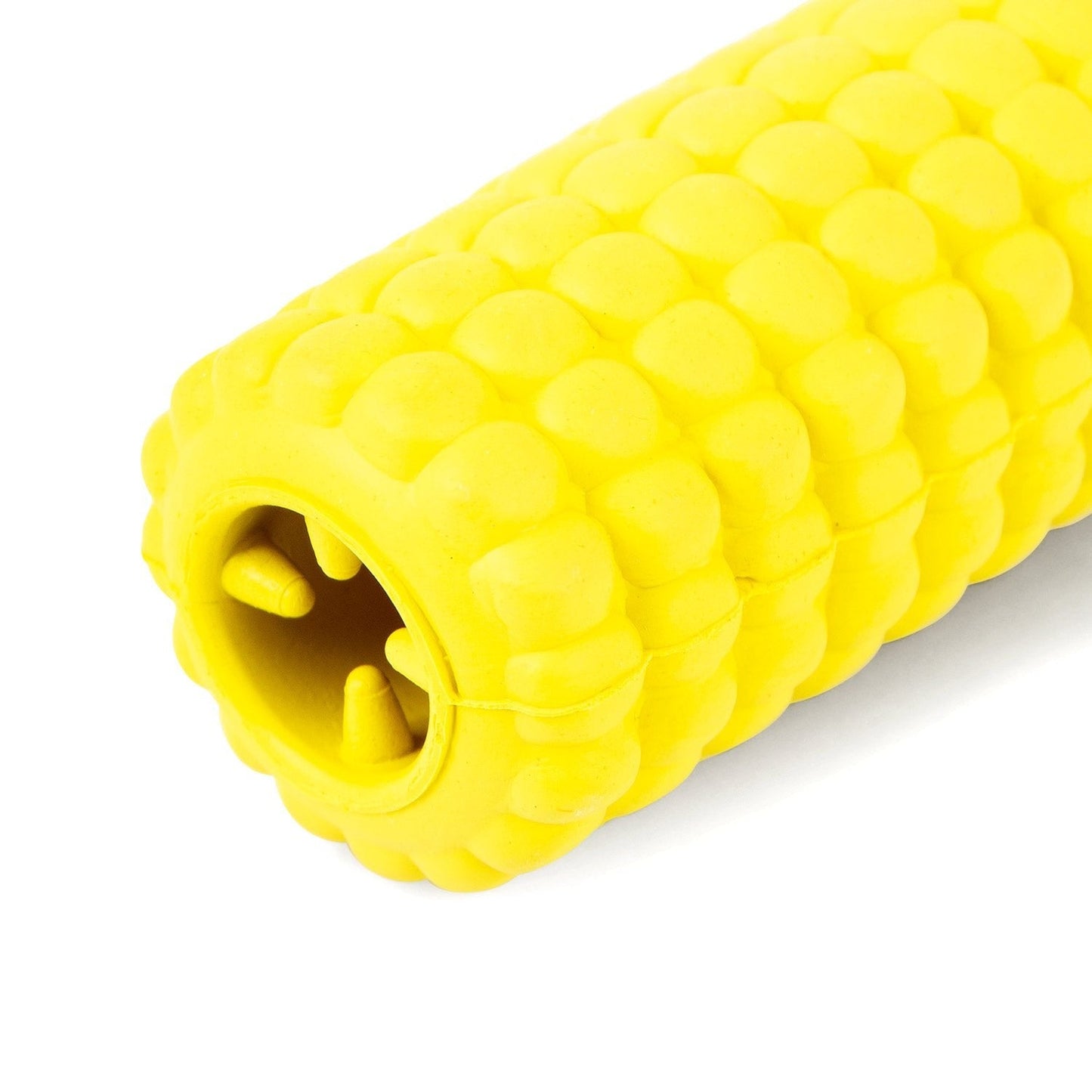 Jeffers Corn Cob Natural Rubber Treat Dispensing Dog Chew Toy
