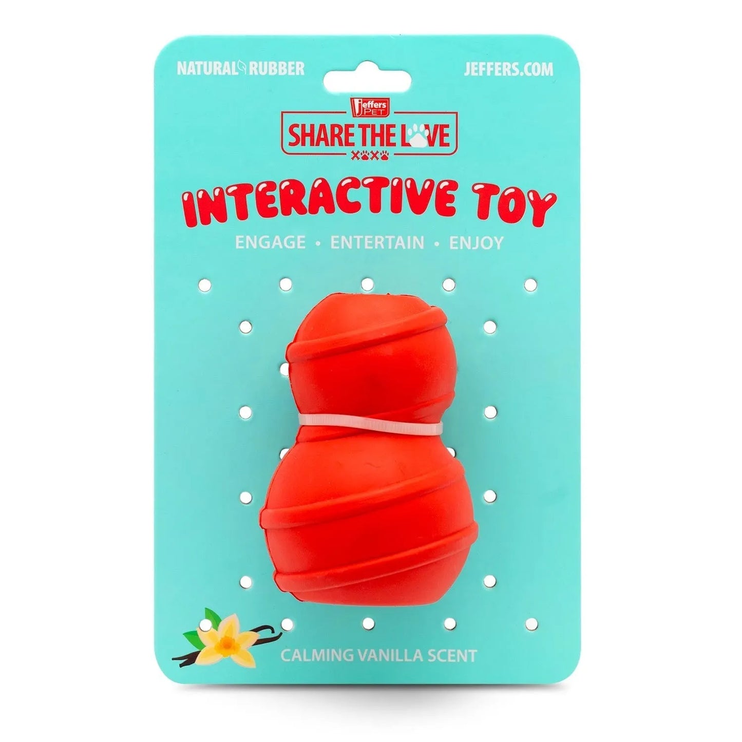 Jeffers - Jeffers Red Classic Stuffable Fetch & Chew Natural Rubber Treat Dispensing Dental Dog Toy - Dog Supplies > Dog Toys