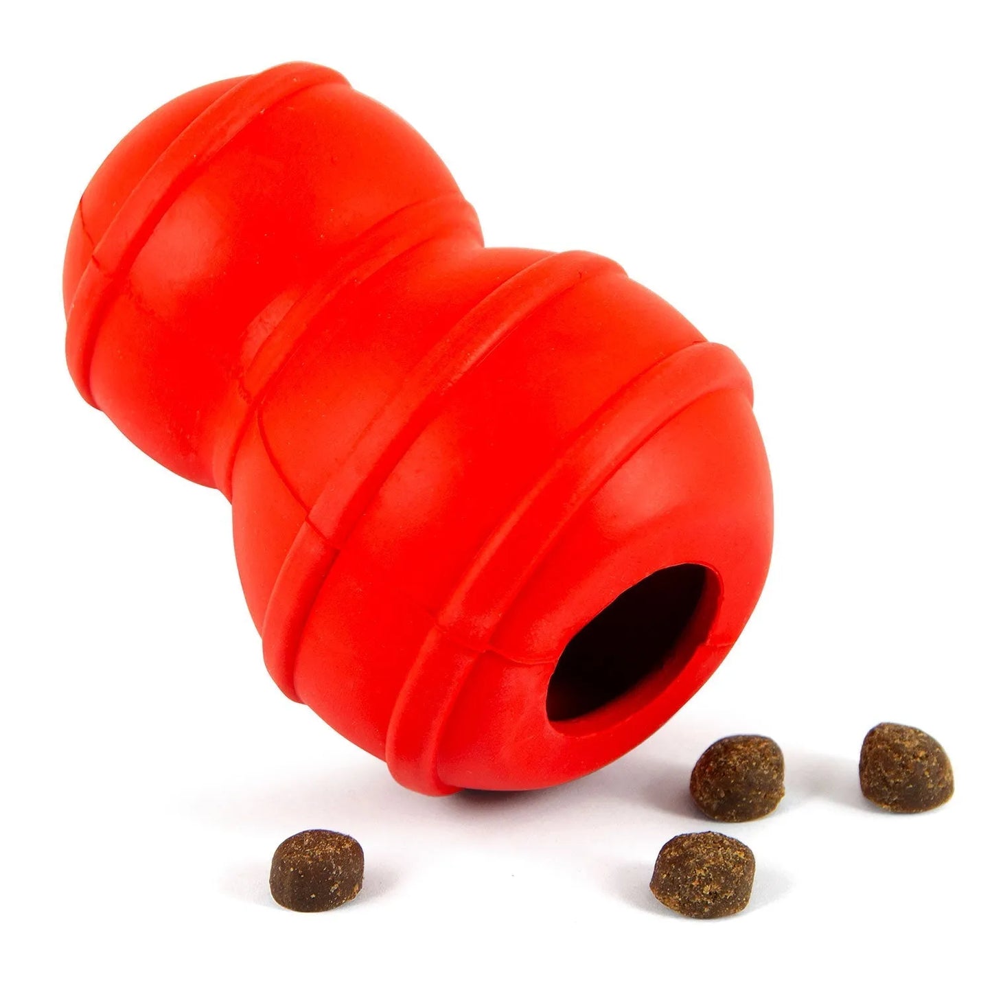Jeffers - Jeffers Red Classic Stuffable Fetch & Chew Natural Rubber Treat Dispensing Dental Dog Toy - Dog Supplies > Dog Toys