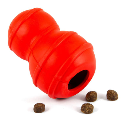 Jeffers - Jeffers Red Classic Stuffable Fetch & Chew Natural Rubber Treat Dispensing Dental Dog Toy - Dog Supplies > Dog Toys