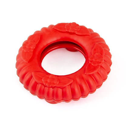 Jeffers - Jeffers Red Virgo Natural Rubber Dog Dental Tugger Toy - Dog Supplies > Dog Toys