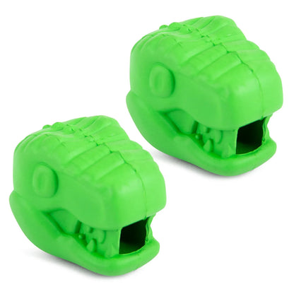 Jeffers - Jeffers T-Rex Natural Rubber Treat Dispensing Dental Dog Chew Toy for Medium Chewers with Vanilla Scent - Dog Su...