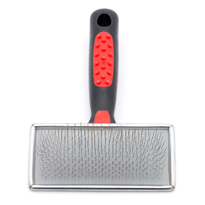 Non-Slip Slicker Grooming Brush for Delicate Coats