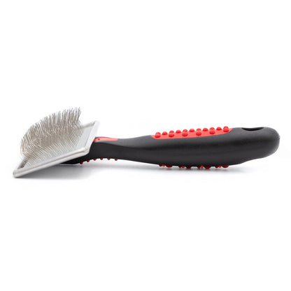 Non-Slip Slicker Grooming Brush for Delicate Coats