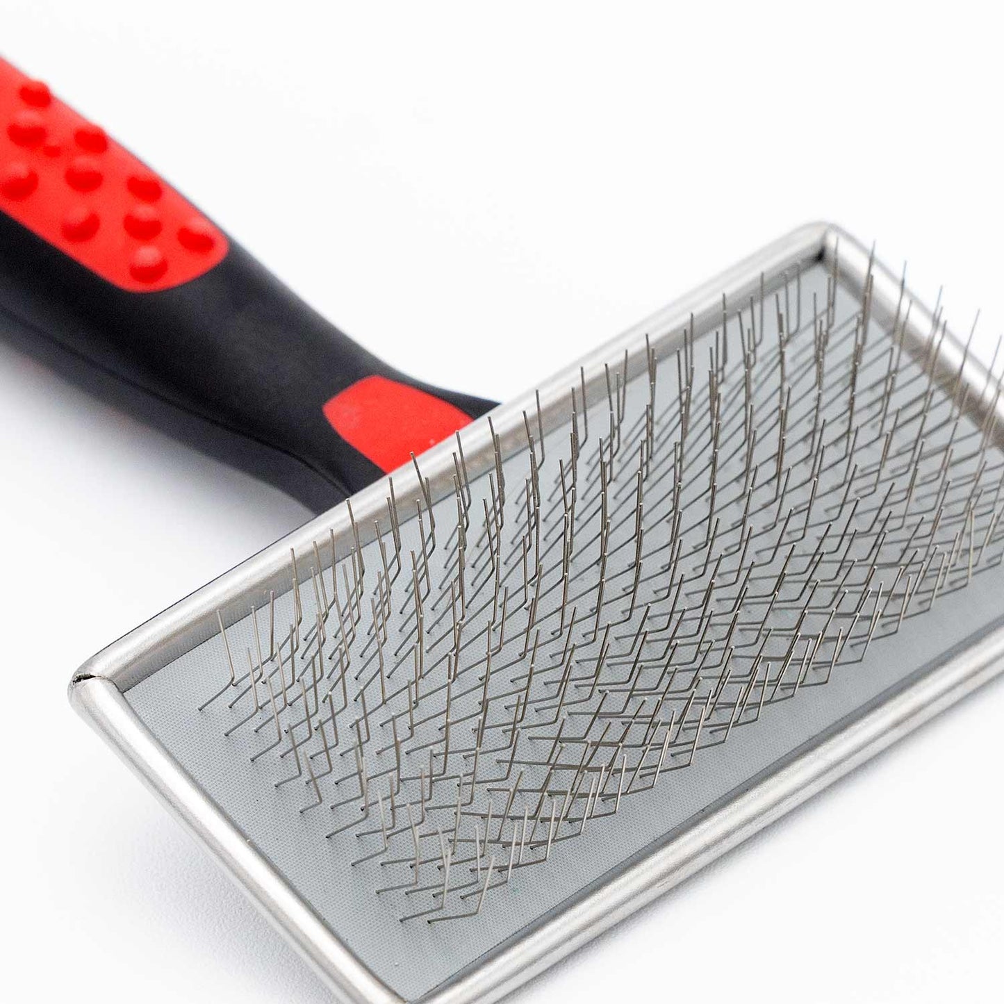 Non-Slip Slicker Grooming Brush for Delicate Coats