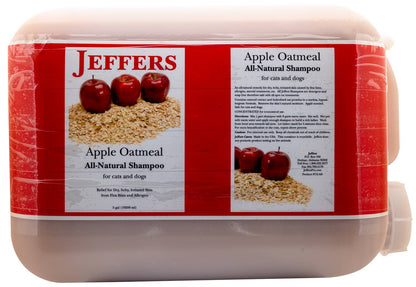 Purrfect Pet Kingdom Jeffers Pet Apple Oatmeal All-Natural Hypoallergenic Dry Ski (5 gallons, 1) - Premium Pet Grooming
