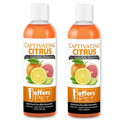Jeffers Pet Captivating Citrus All-Natural Flea Bite Relief