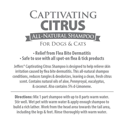 Jeffers Pet Captivating Citrus All-Natural Flea Bite Relief