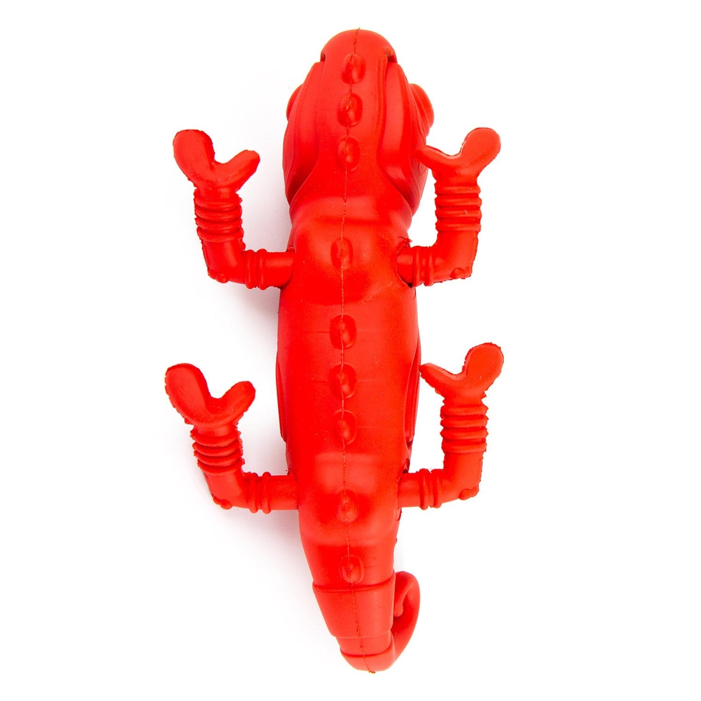 Jeffers Red Chameleon Natural Eco-Friendly Rubber Dental Dog