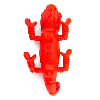 Jeffers Red Chameleon Natural Eco-Friendly Rubber Dental Dog