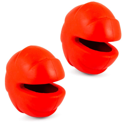 Jeffers Red Millipede Durable Rubber Treat Dental Dog Toy