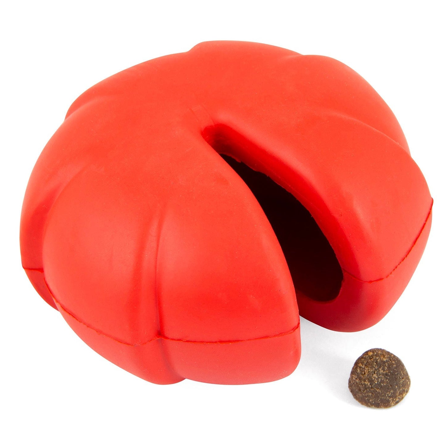 Jeffers Red Millipede Durable Rubber Treat Dental Dog Toy