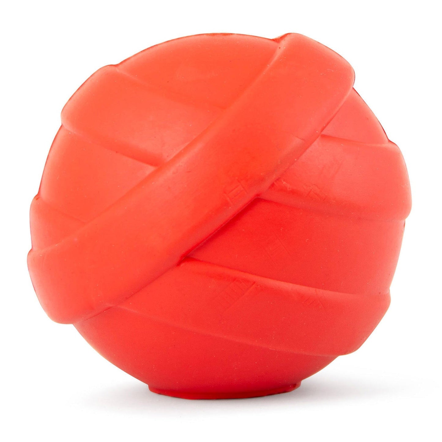 Jeffers Red Orbits Ball Natural Rubber Dental Treat Dispensing