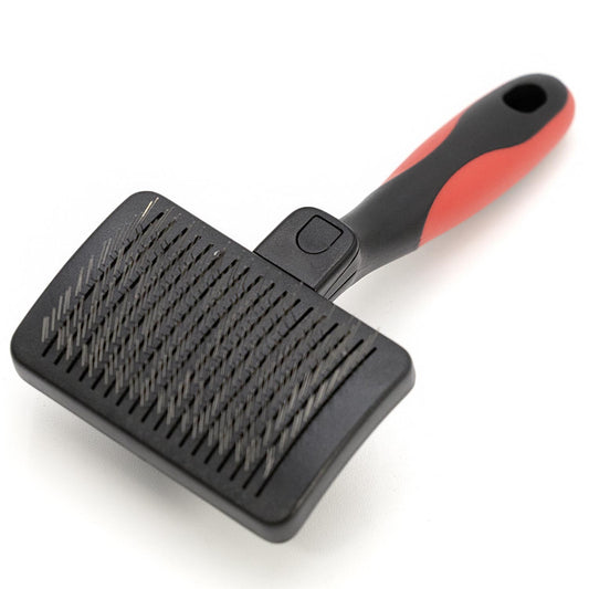 Jeffers Self-Cleaning Slicker Pet Grooming Brush Pet Grooming