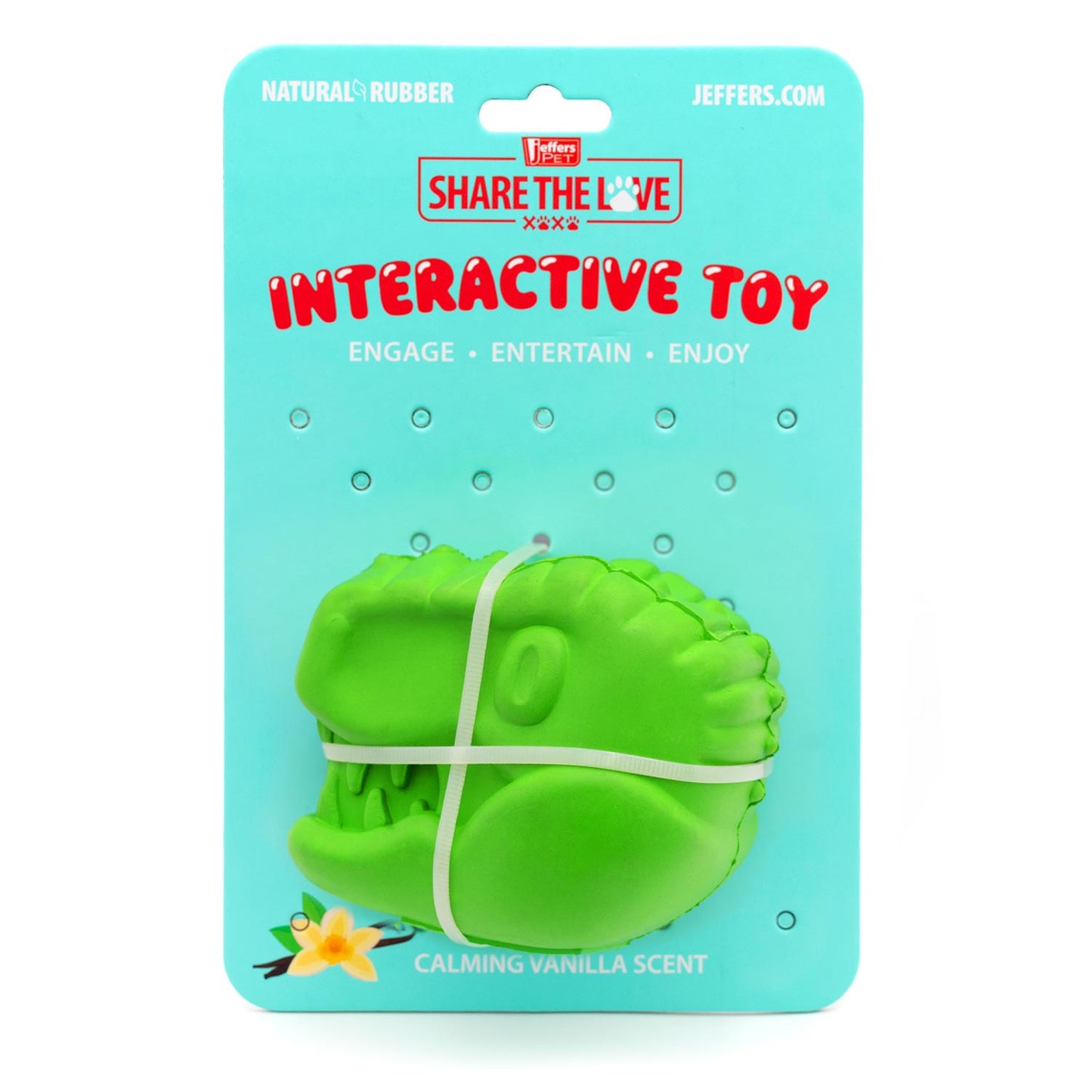 Jeffers T-Rex Vanilla Scented Dental Dog Toy Medium Chew