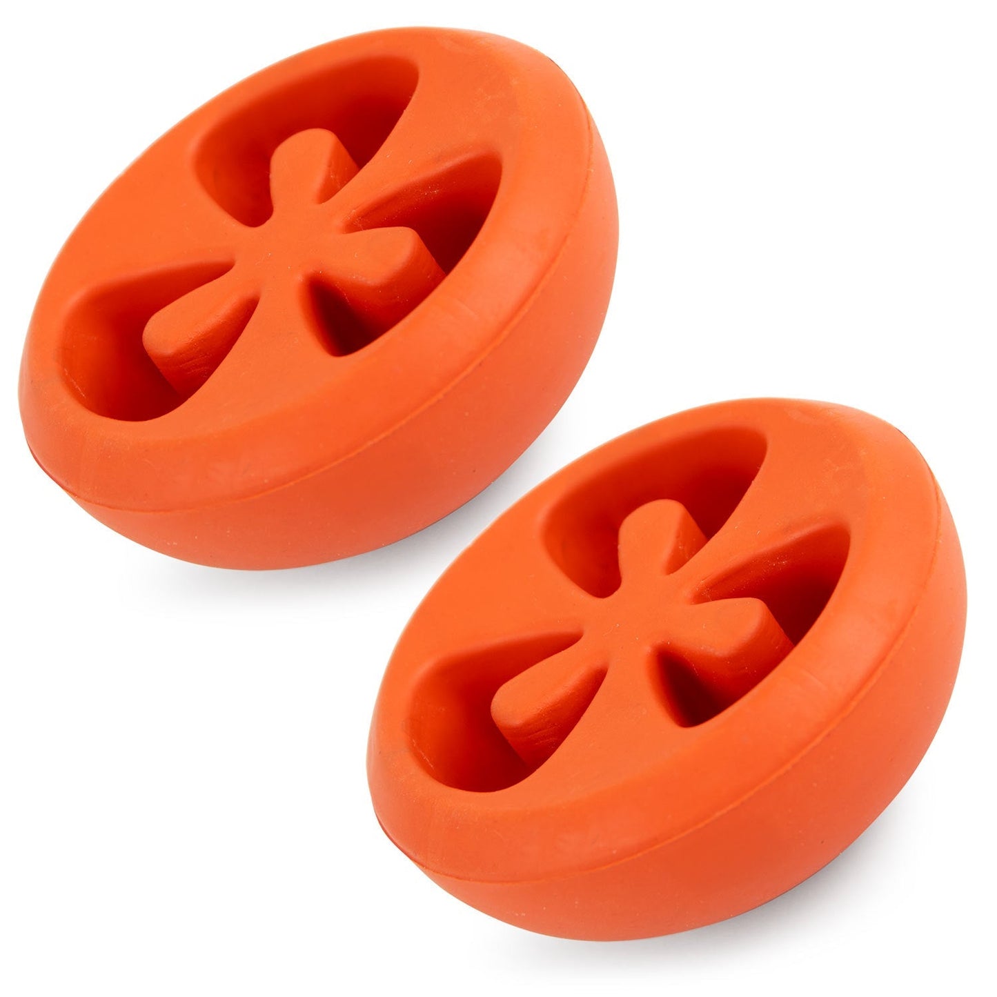 Jeffers Tomato Shaped Natural Rubber Treat Dispensing Dental Dog