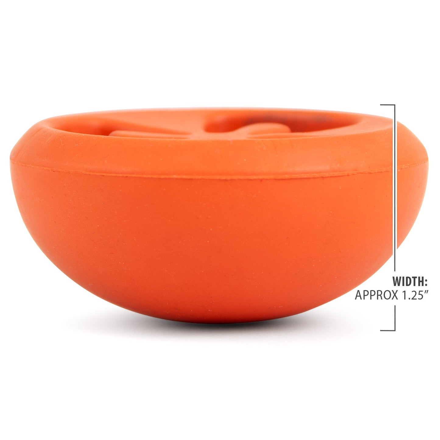 Jeffers Tomato Shaped Natural Rubber Treat Dispensing Dental Dog