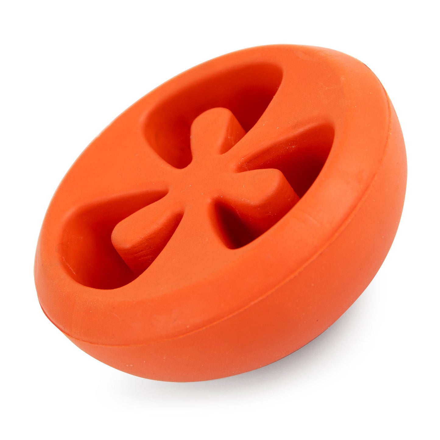 Jeffers Tomato Shaped Natural Rubber Treat Dispensing Dental Dog