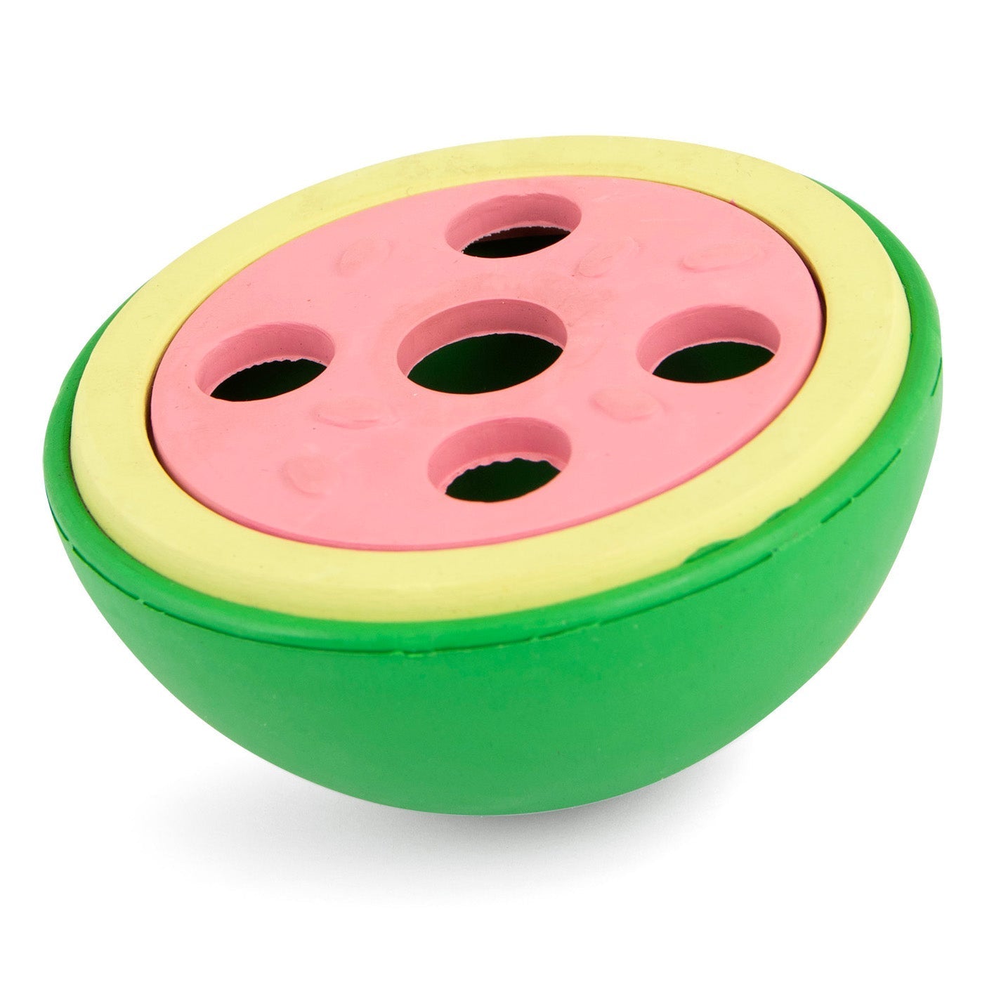 Jeffers Watermelon Natural Rubber Treat Dispensing Dog Dental
