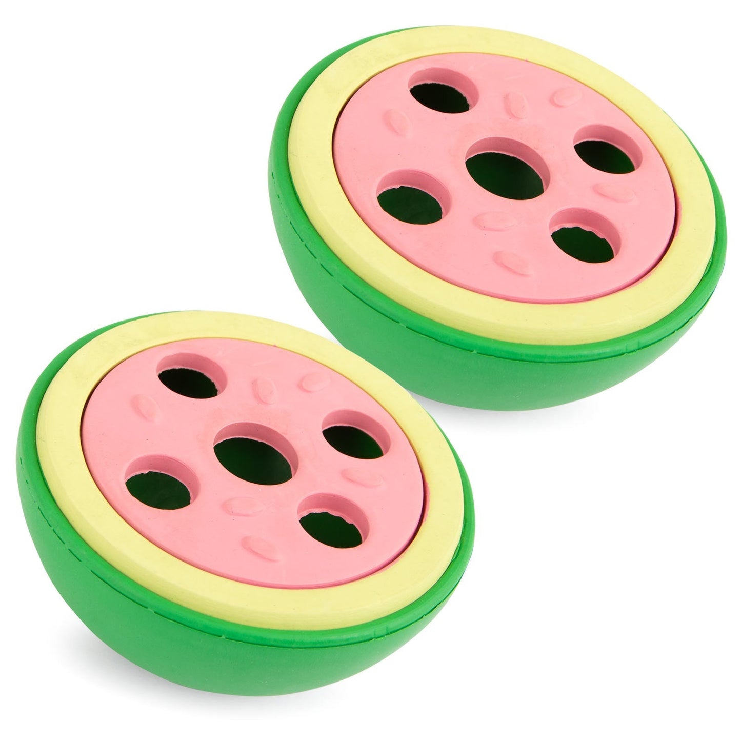 Jeffers Watermelon Natural Rubber Treat Dispensing Dog Dental
