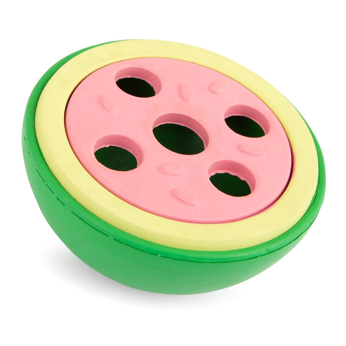 Jeffers Watermelon Natural Rubber Treat Dispensing Dog Dental
