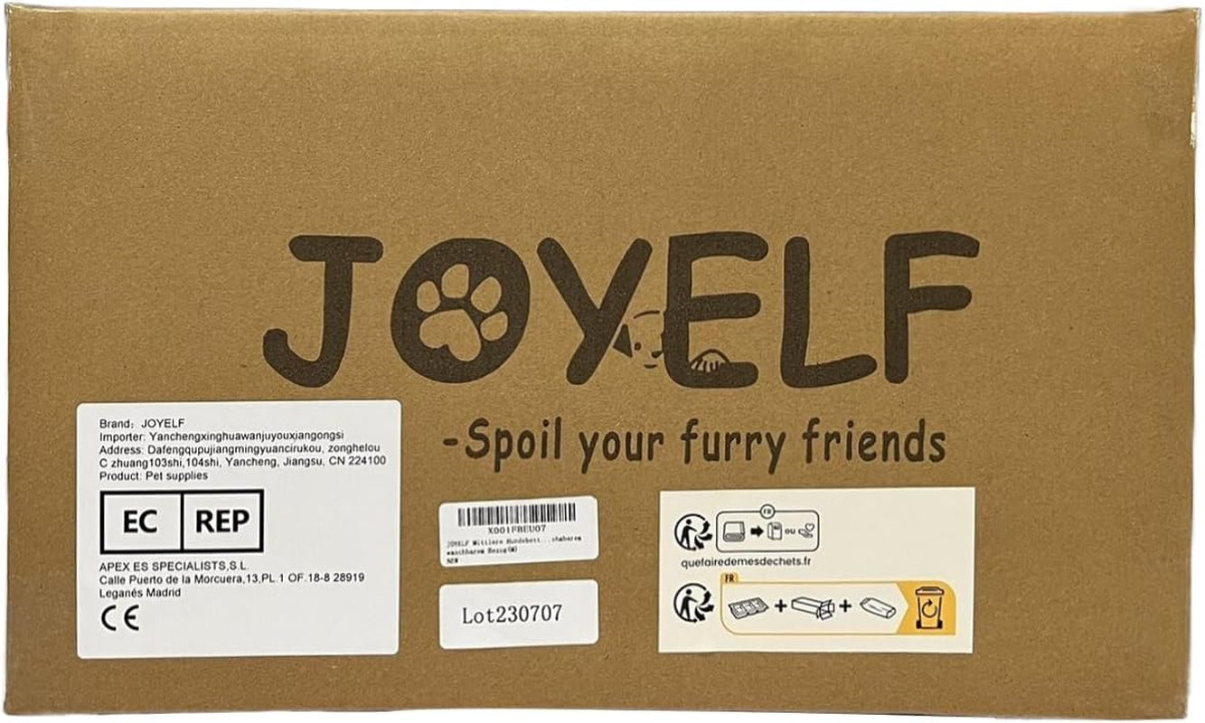 Box packaging for luxury pet bed with memory foam from Purrfect Pet Kingdom