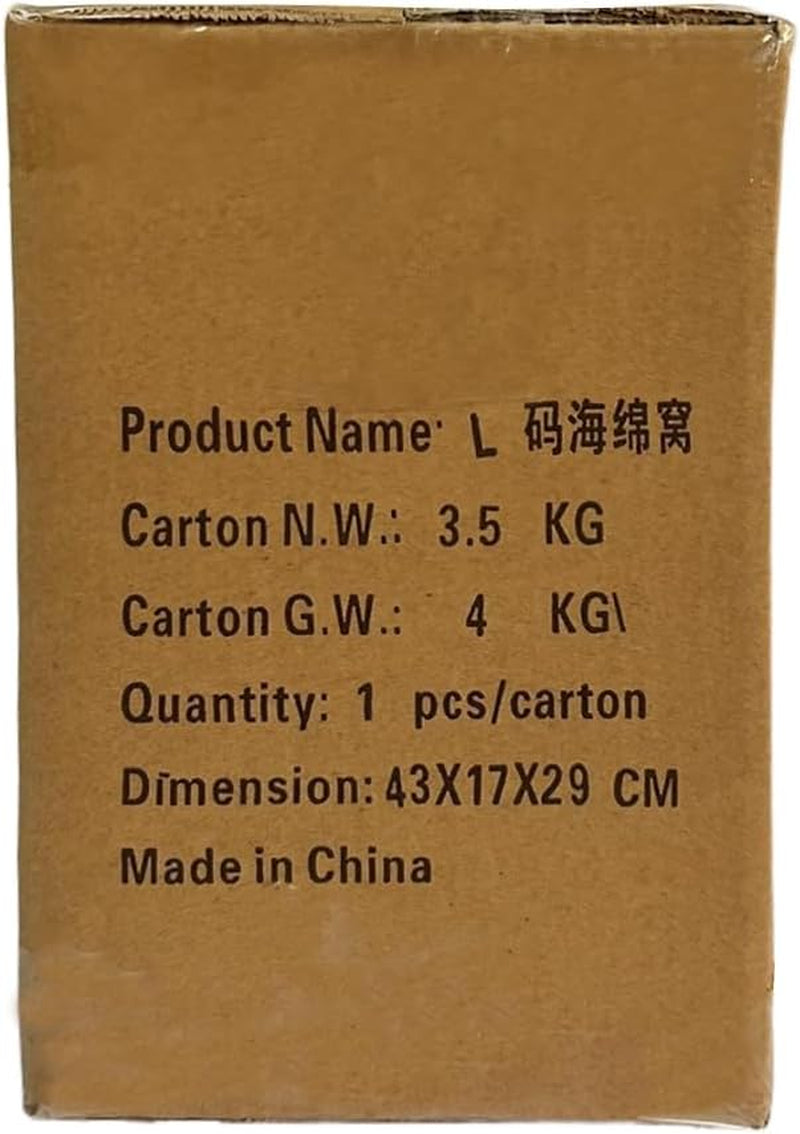 Purrfect Pet Kingdom luxury pet bed with memory foam in a carton package for easy shipping