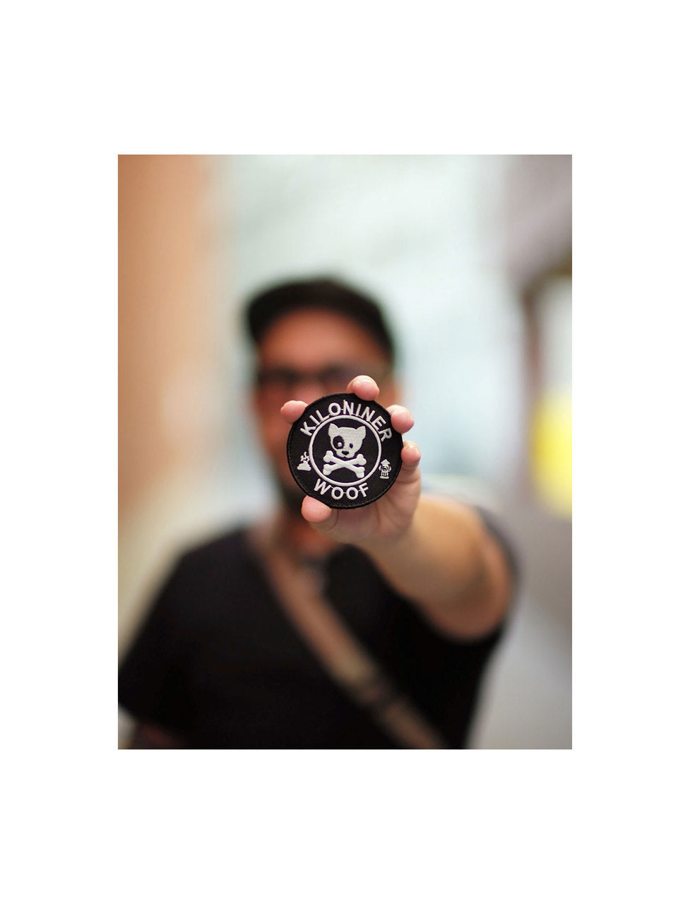 DOG & CROSSBONES Glow In The Dark Morale Patch