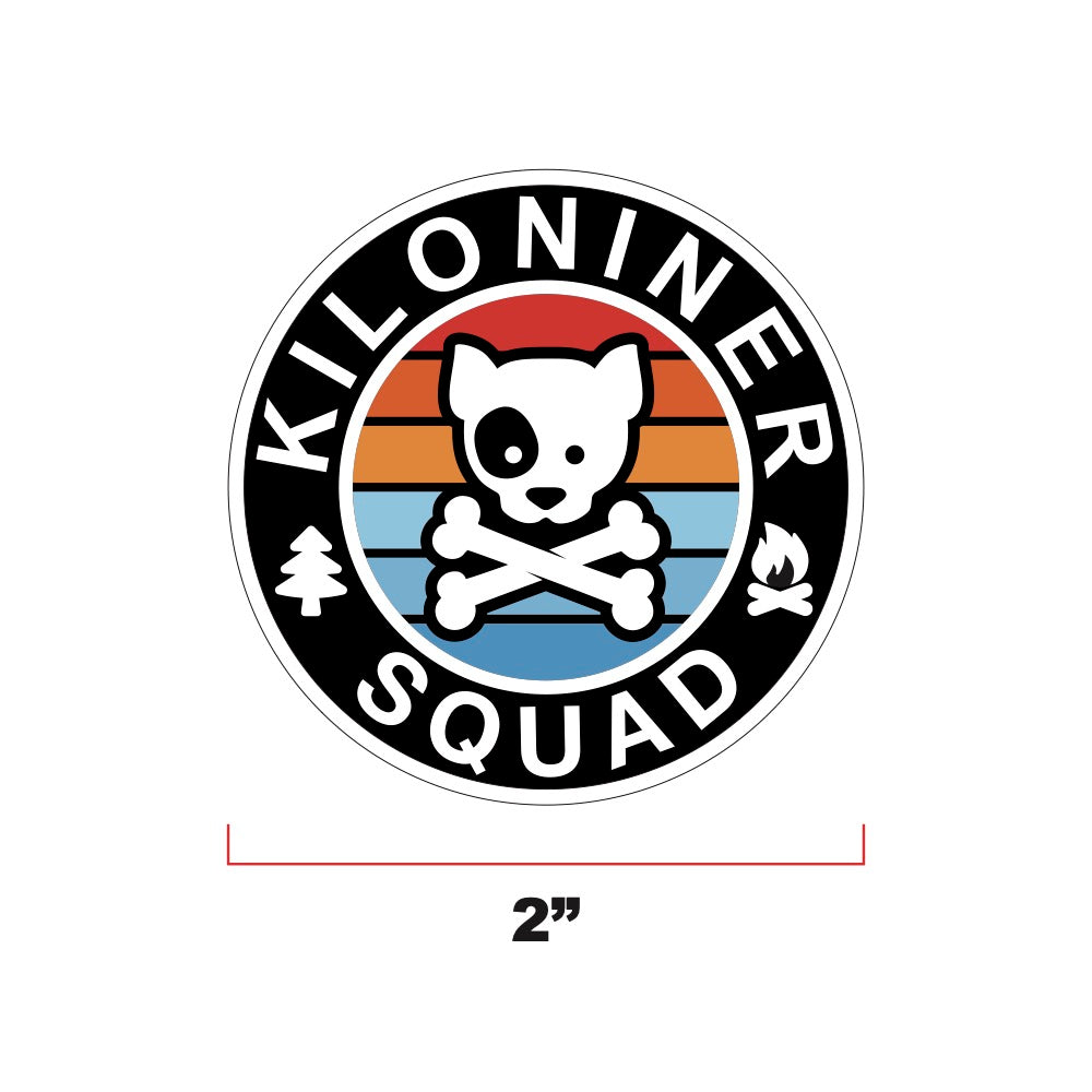 Mini ADVENTURE DOG & CROSSBONES Morale Patch