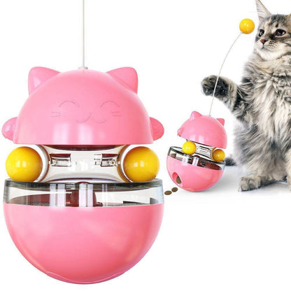 Purrfect Pet Kingdom Puzzle Feeder Toy for Cats Pink Purrfect Pet Kingdom