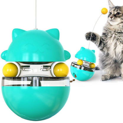 Purrfect Pet Kingdom Puzzle Feeder Toy for Cats Blue Purrfect Pet Kingdom