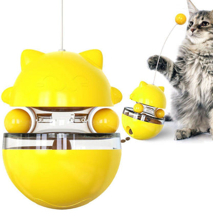 Purrfect Pet Kingdom Puzzle Feeder Toy for Cats Yellow Purrfect Pet Kingdom
