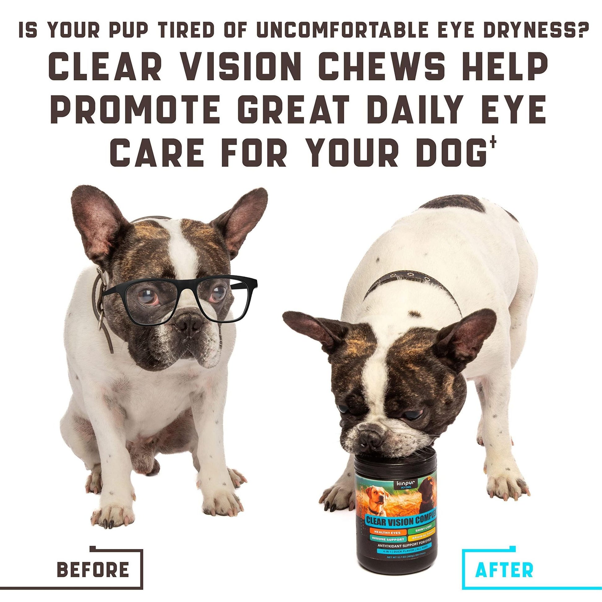 Purrfect Pet Kingdom Eye Vitamins for Dogs - Clear Vision Purrfect Pet Kingdom